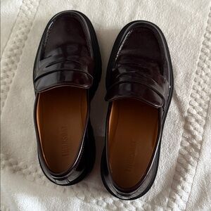 Thursday Boot Penny Platform Loafers - Burgundy size 9 (almost new)